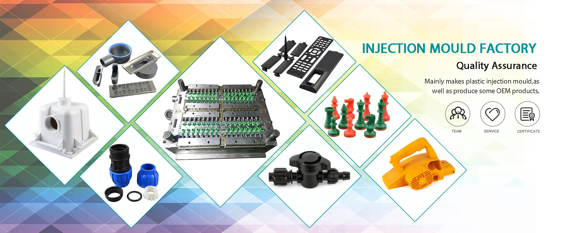 Usine de moulage par injection en Chine