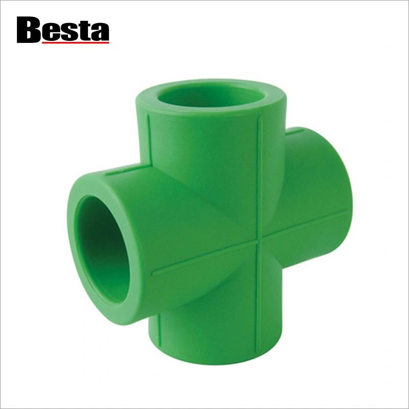 Croix de raccord en plastique PPR